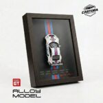 Castora 3D 1:32 Scale Model Shadow Box Frame – Edition GT3 (Racing White)
